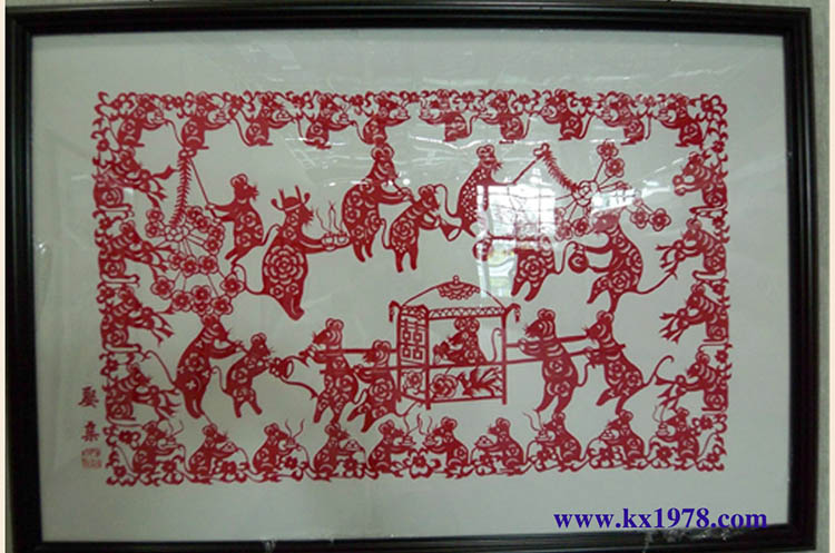 陳秋日剪紙藝術(shù)館作品——開寫傳記代寫拍攝的老照片（30）