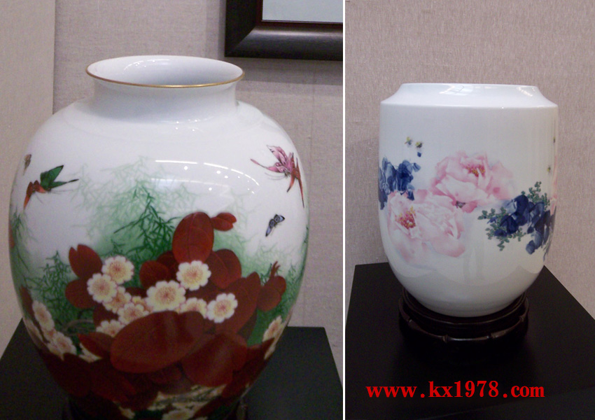 景德鎮(zhèn)康熙墨彩作品——開寫傳記老照片(56)