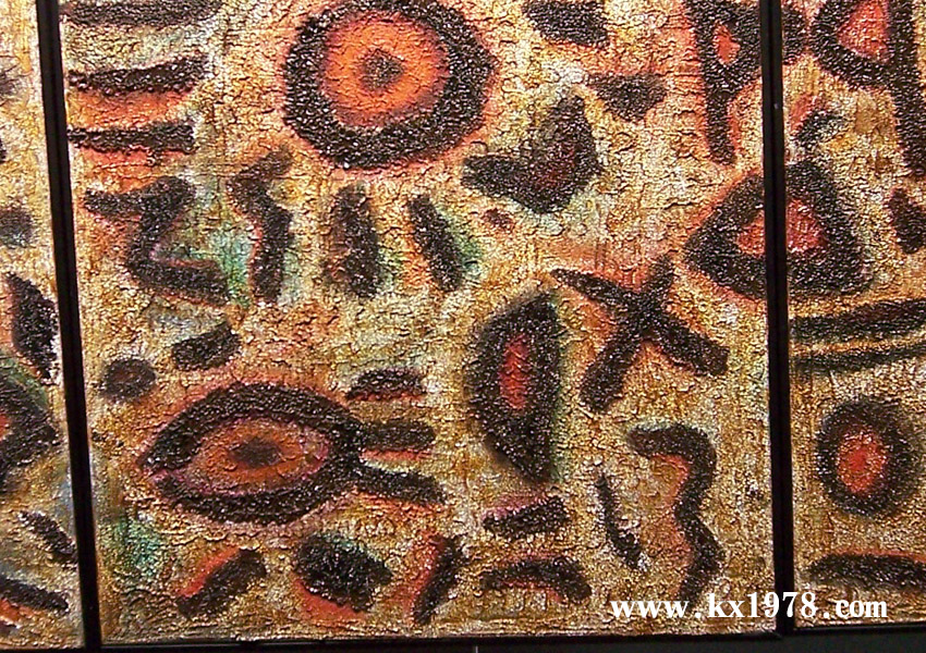 臺(tái)灣油畫家李錫奇作品——開(kāi)寫傳記拍攝的老照片（68）